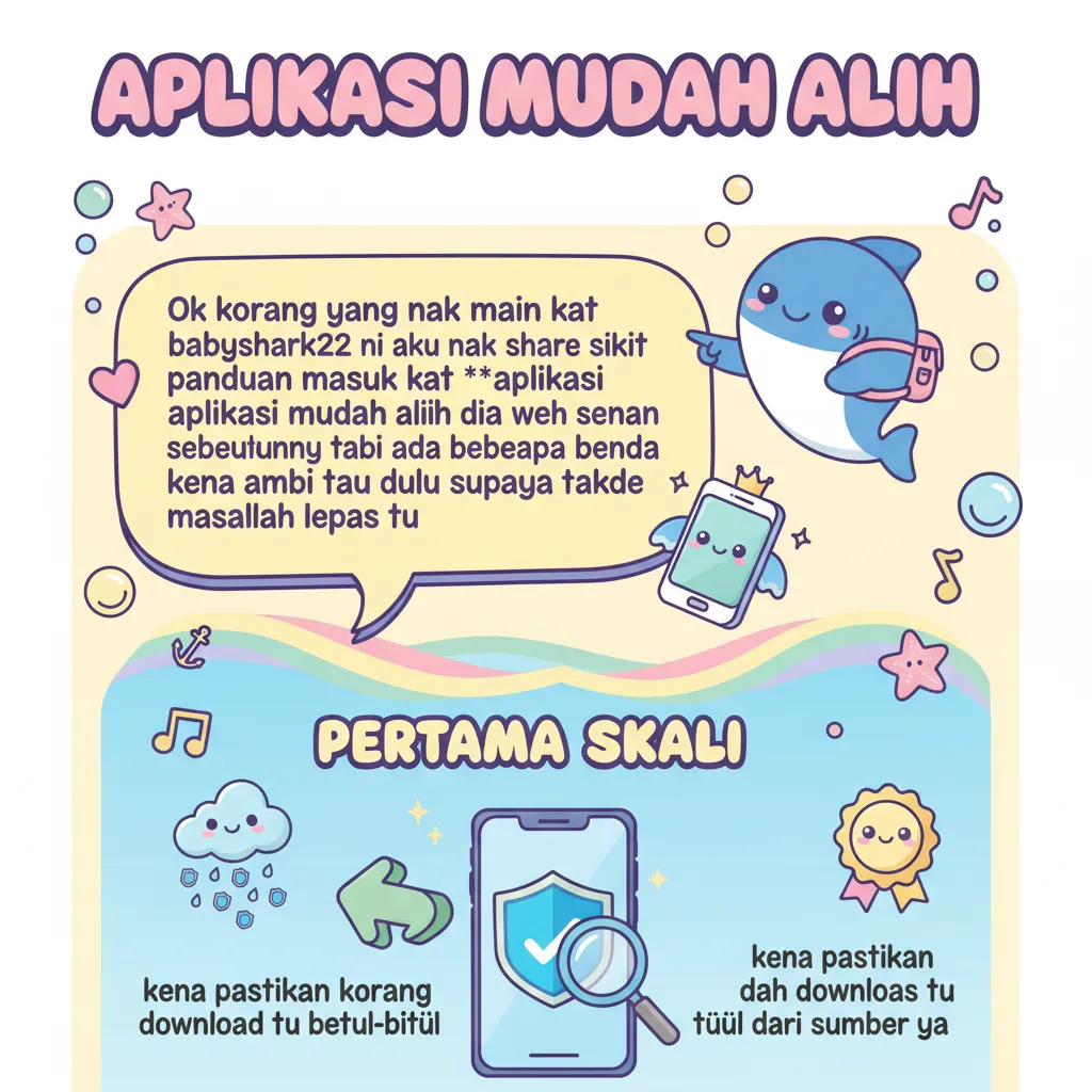 Panduan Daftar Masuk babyshark22 di Aplikasi Mudah Alih