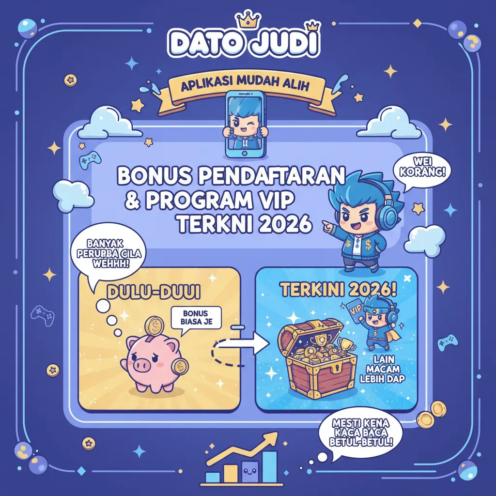 Dato Judi: Bonus Pendaftaran & Program VIP Terkini 2026