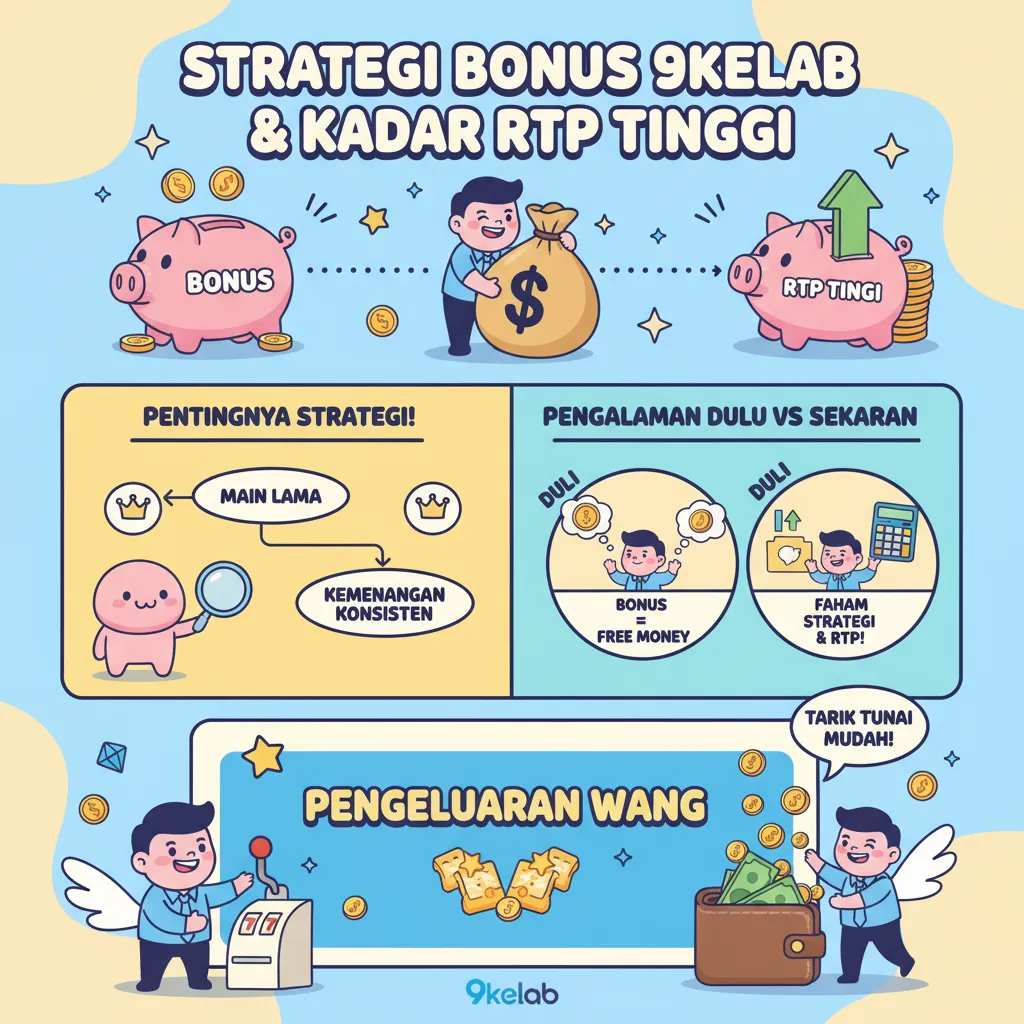 Strategi Bonus 9kelab & Kadar RTP Tinggi